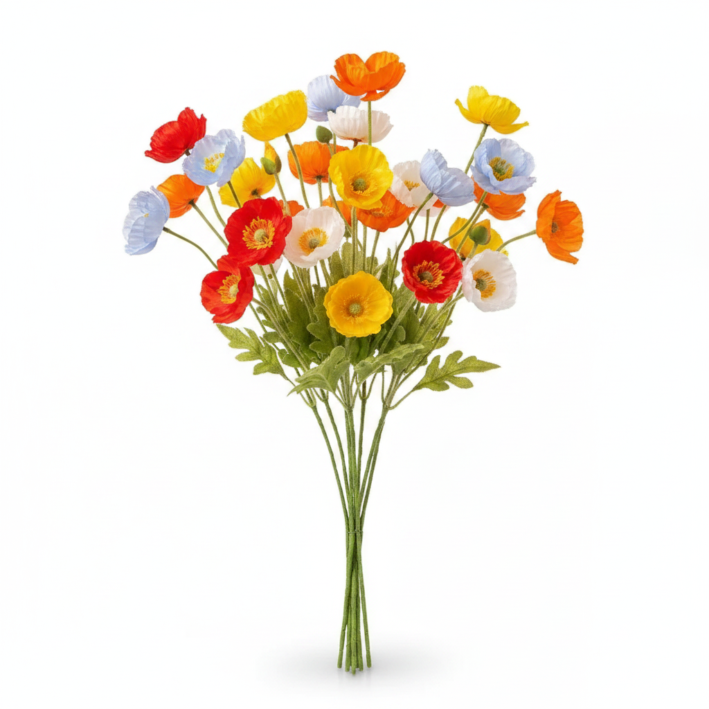 Coquelicots Artificiels Luxe