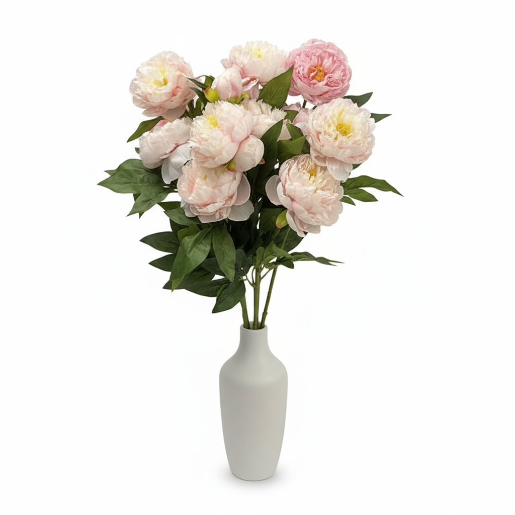 Pivoine Triple Tige