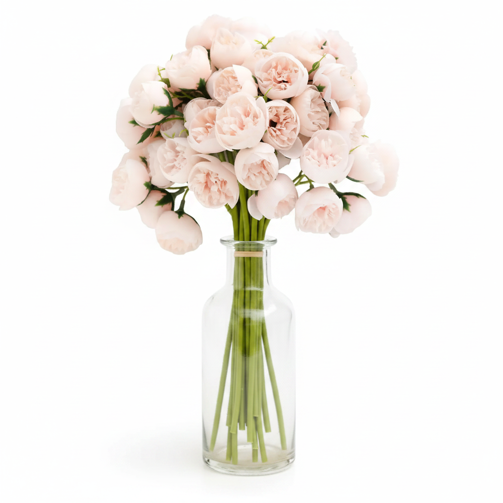 Bouquet 54 Roses Pivoine