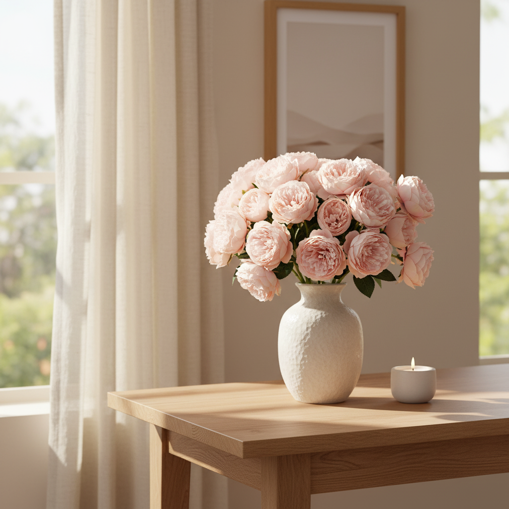 Bouquet 54 Roses Pivoine
