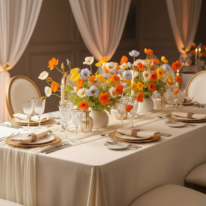 Coquelicots Artificiels Luxe