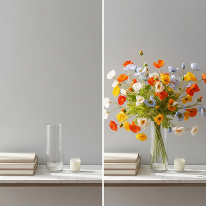 Coquelicots Artificiels Luxe