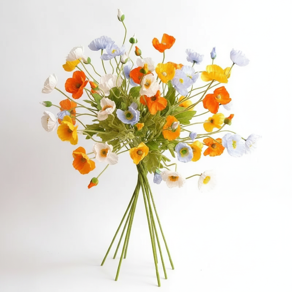 Coquelicots Artificiels Luxe
